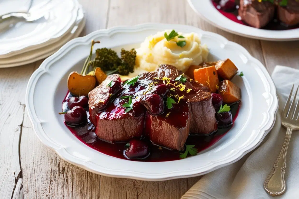 Sweet Cherry Wine Beef