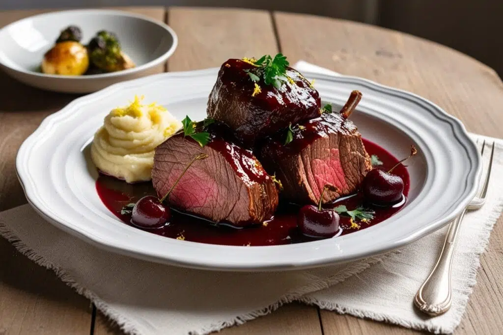 Recipe for Sweet Cherry Wine Beef 4 Sweet Cherry Wine Beef