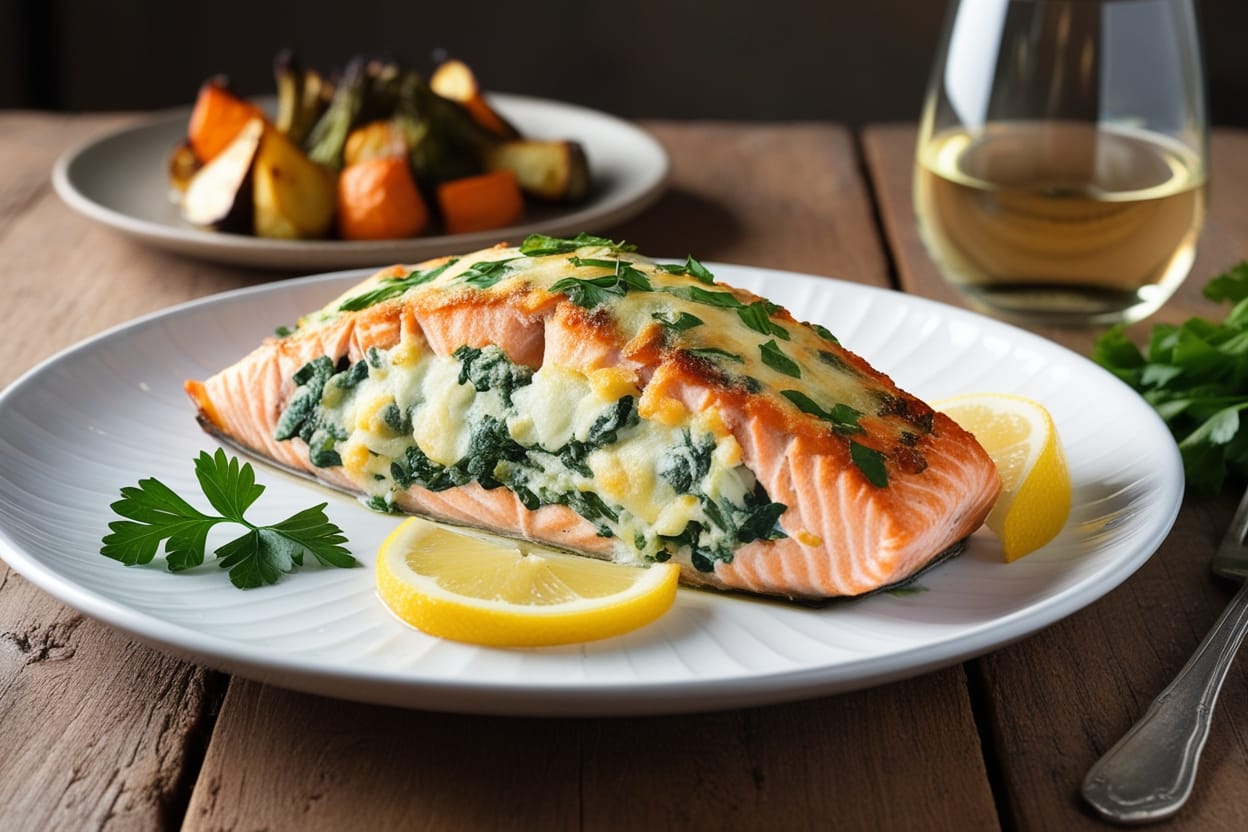 Stuffed Salmon Recipe
