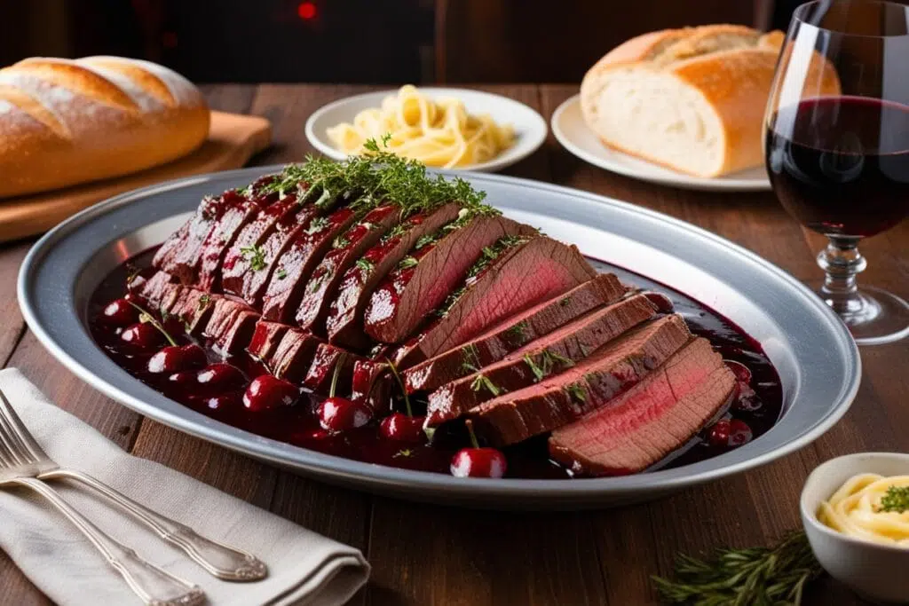 Recipe for Sweet Cherry Wine Beef 5 Sweet Cherry Wine Beef