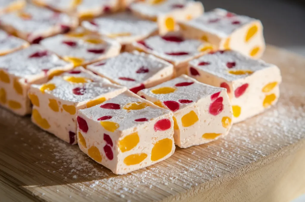 jelly nougat candy