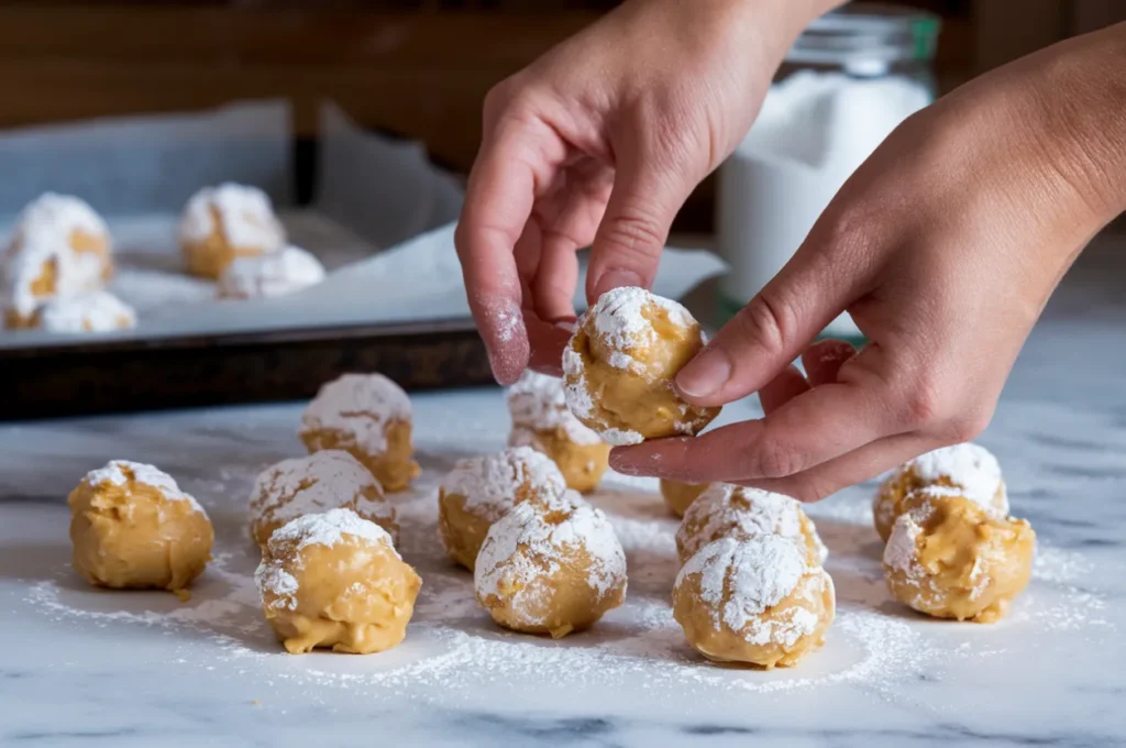 Cake Mix Crinkle Cookies