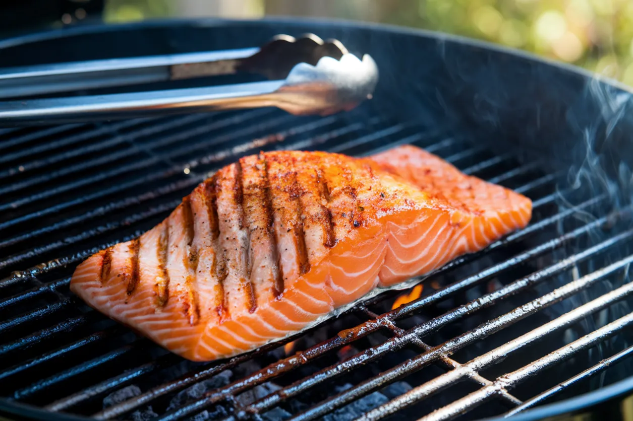 What Unit to Flip Salmon on the Grill Recipe
