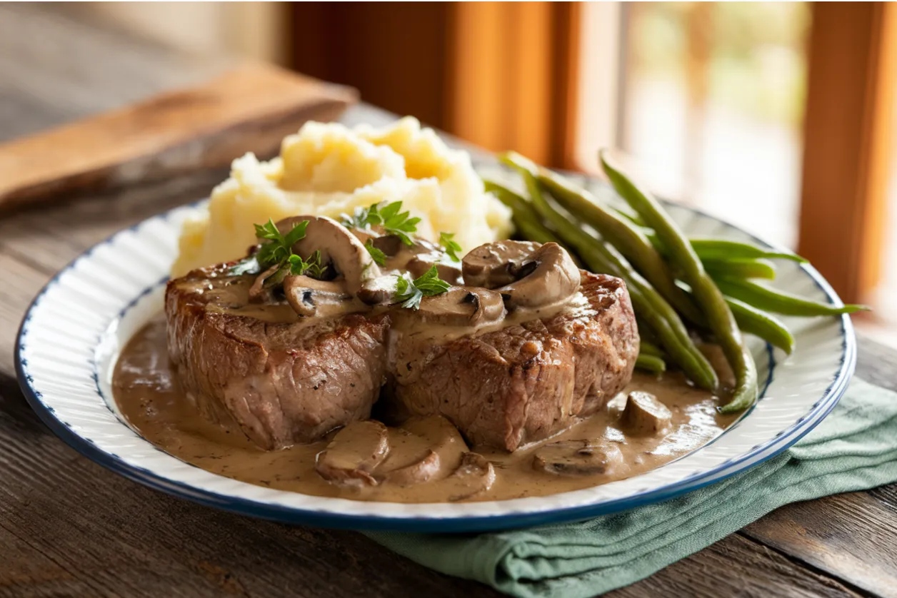 cube steak crock pot recipe