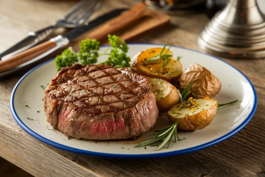 Steak and potatoes recipe