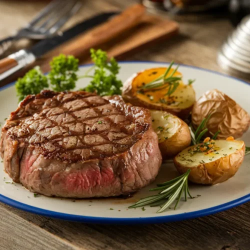 Steak and potatoes recipe