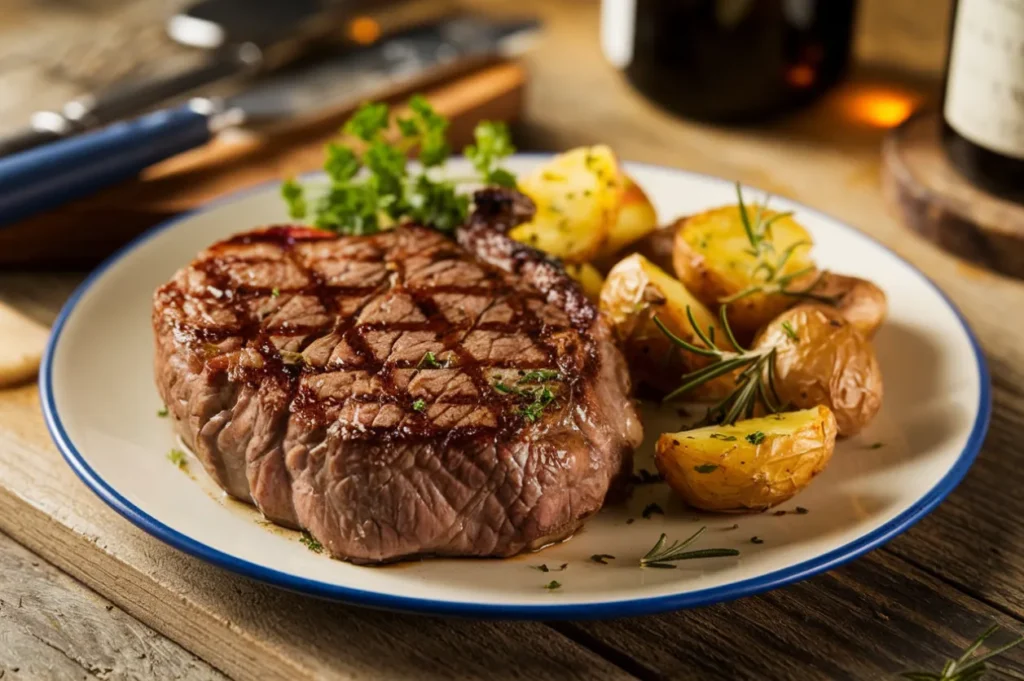 Steak and potatoes recipe