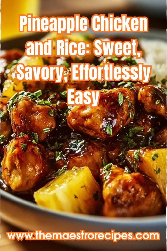 Pineapple Chicken and Rice: Sweet, Savory, Effortlessly Easy 2 34 2
