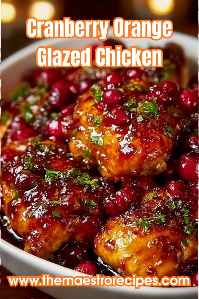 Cranberry Orange Glazed Chicken 2 6 1