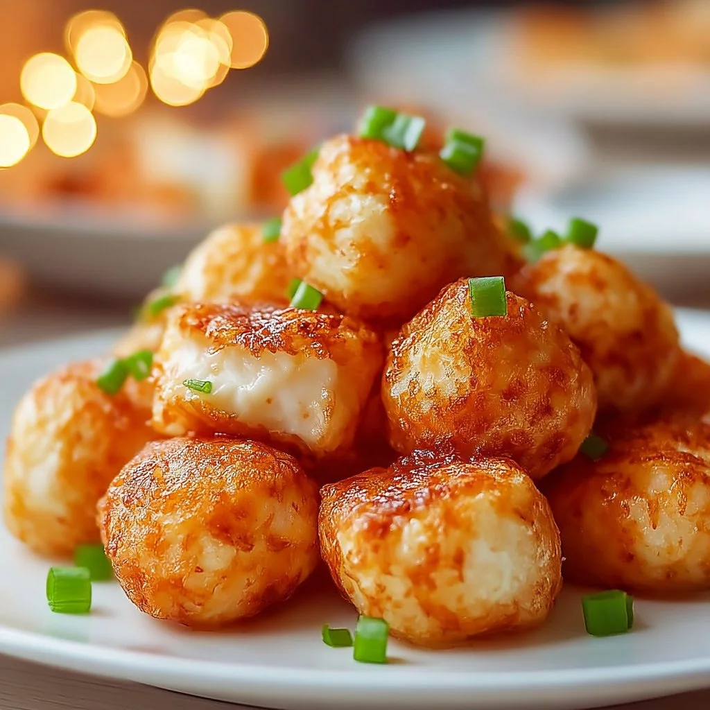 Crispy Crab Rangoon Bombs served with dipping sauce