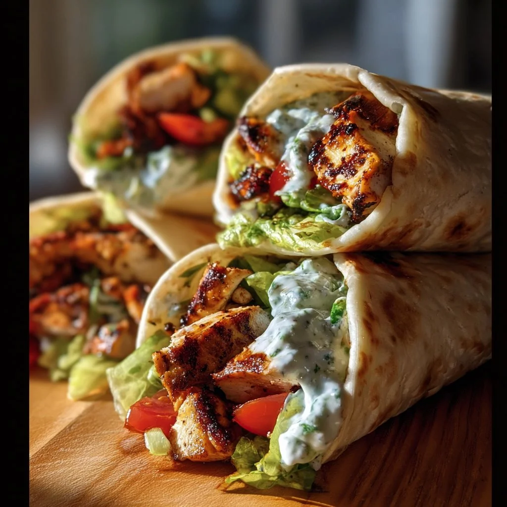 Mediterranean Chicken Gyros