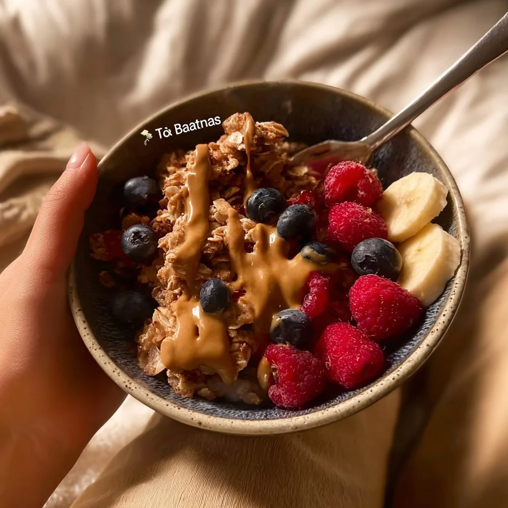 Pin on breaki 1 A colorful spread of breakfast dishes including pancakes, fruits, and smoothies.