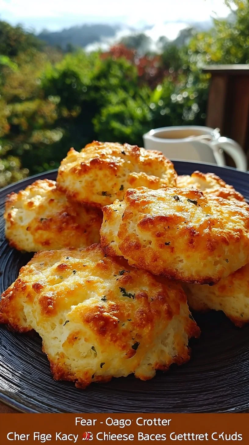 Easy Air Fryer Keto Cheddar Cottage Cheese Biscuits 1 Easy air fryer keto cheddar cottage cheese biscuits on a plate.