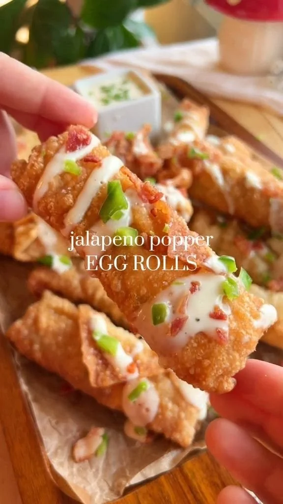 Jalapeno Popper Egg Rolls 3 Jalapeno Popper Egg Rolls