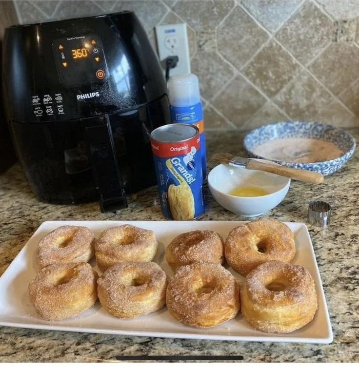 Healthy air fryer recipes for breakfast and dinner dishes by Emily Scott.