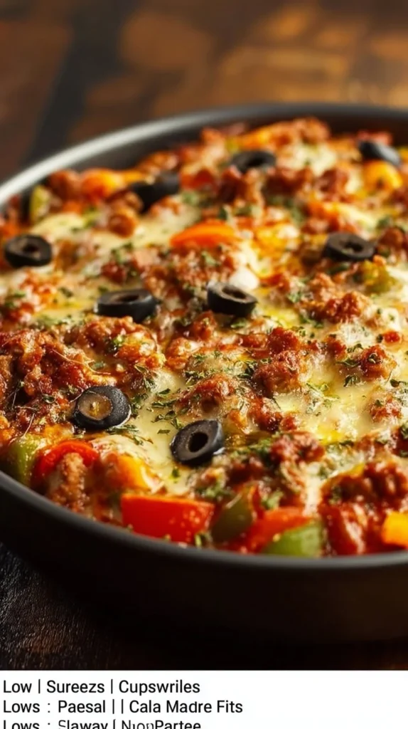 Delicious Pizza Bowl with fresh ingredients and vibrant toppings