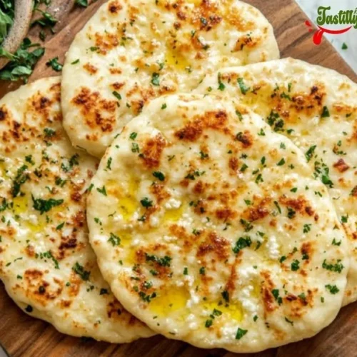 Cottage Cheese Flatbreads 2 Homemade cottage cheese flatbreads topped with fresh herbs and spices