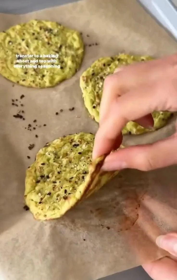 Keto Avocado Bread 1 A slice of Keto Avocado Bread showcasing its green avocado texture.
