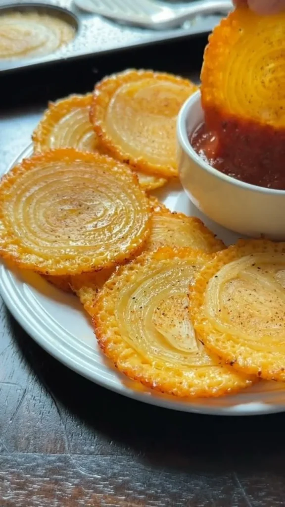 A bowl of crispy Keto Chips for a healthy low-carb snack option.