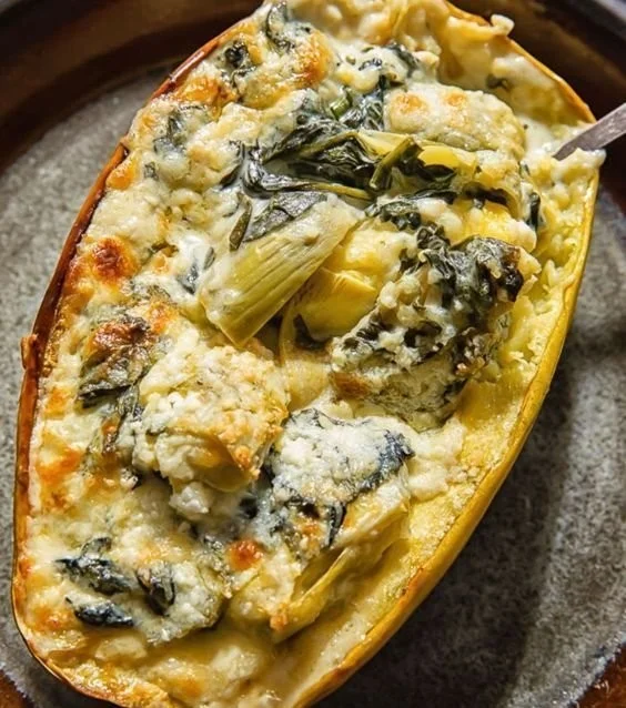 Delicious and healthy easy spaghetti squash recipes on a plate